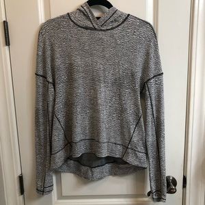 Long sleeve hooded lululemon shirt